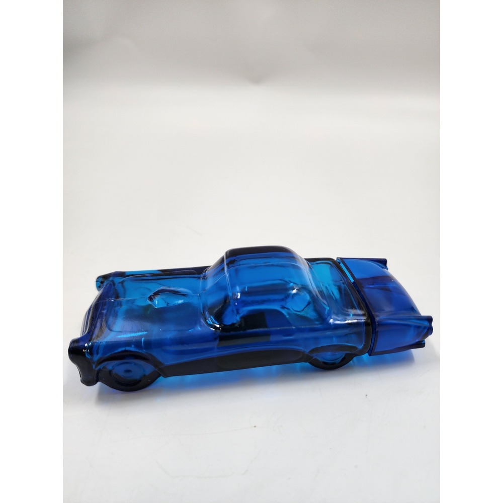 Vintage Avon Thunderbird 55 Cobalt Blue Glass Wild Country After Shave Bottle
